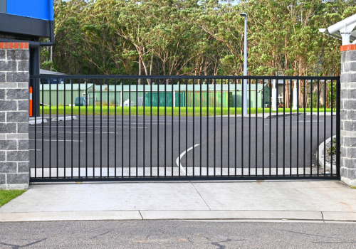 Automated gate providing secure access to a property